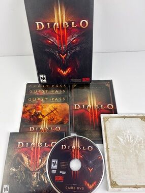 Diablo III  For PC 2012 (Windows 7, XP, Vista, Mac) Manual, Passcodes, Mature
